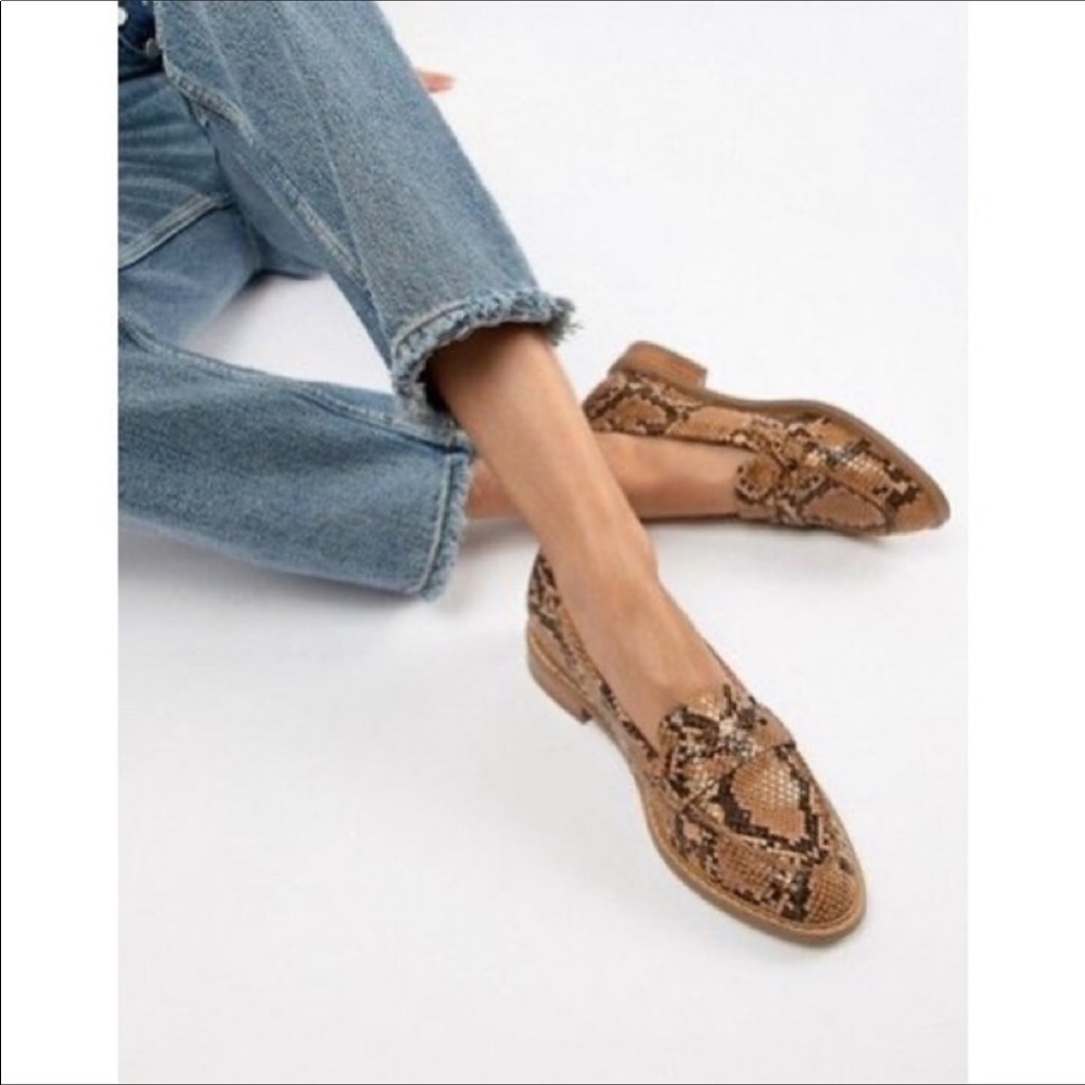 ASOS Snake Print Loafers